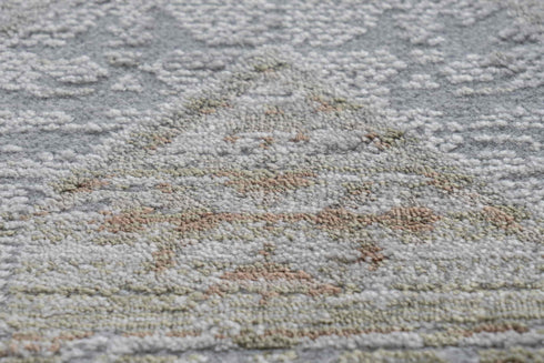 Fashion 901 Silver Vintage Style Acrylic Rug - ADORE RUGS and FLOORING